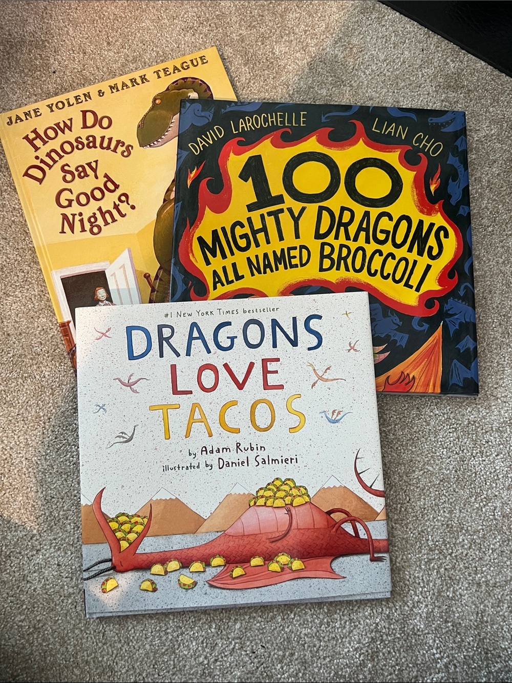 Dragon Books x 3, new, unused